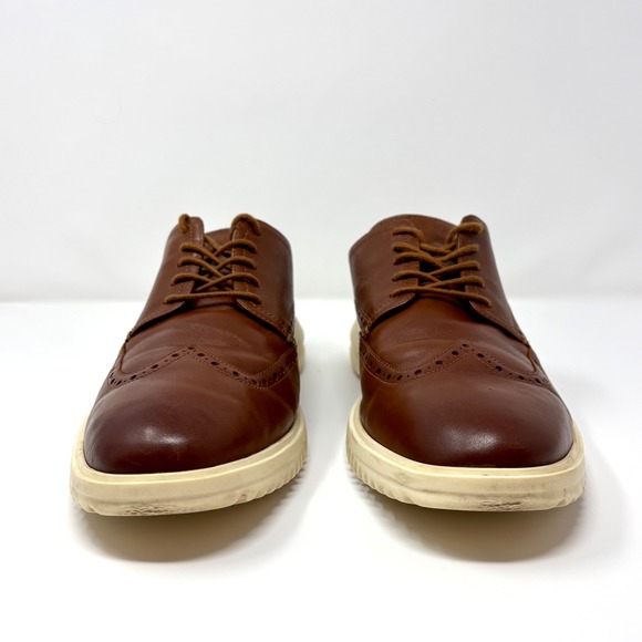 Cole‎ Haan Grand+ Wingtip Oxford Brown Leather Lightweight Shoes Men\'s 10.5M main image 9